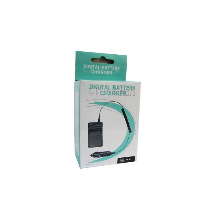 Digital Camera Battery Charger for Samsung SLB-0937(Black)