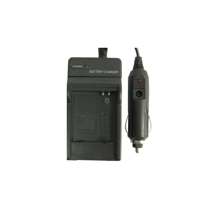 Digital Camera Battery Charger for Samsung SLB-0937(Black)