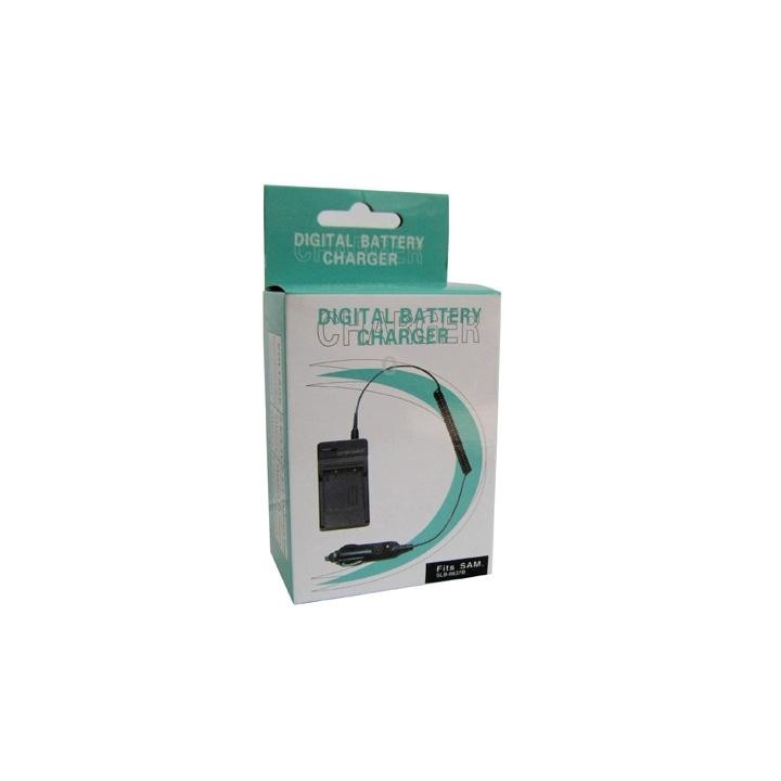 Digital Camera Battery Charger for Samsung SLB-0837(B)(Black)