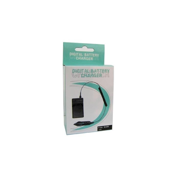 Digital Camera Battery Charger for Samsung SLB-10A, SLB-11A(Black)