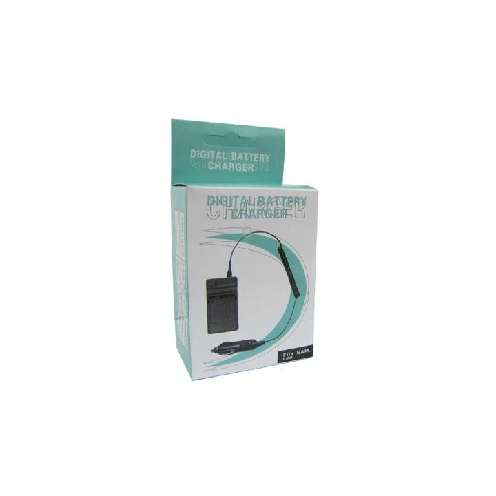 2 in 1 Digital Camera Battery Charger for Samsung P120A, P240A(Black)