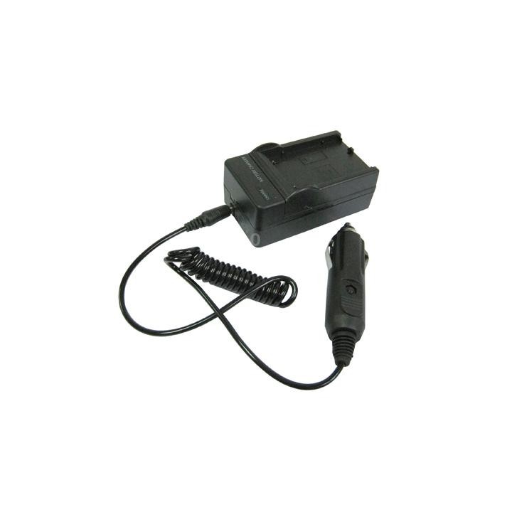2 in 1 Digital Camera Battery Charger for Samsung P120A, P240A(Black)