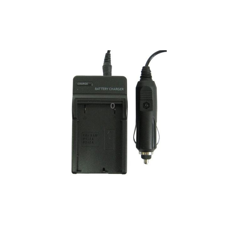 2 in 1 Digital Camera Battery Charger for Samsung P120A, P240A(Black)