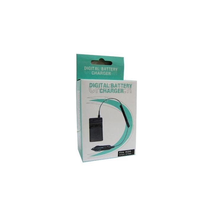 Digital Camera Battery Car Charger for KODAK K7001/ K7004(Black)