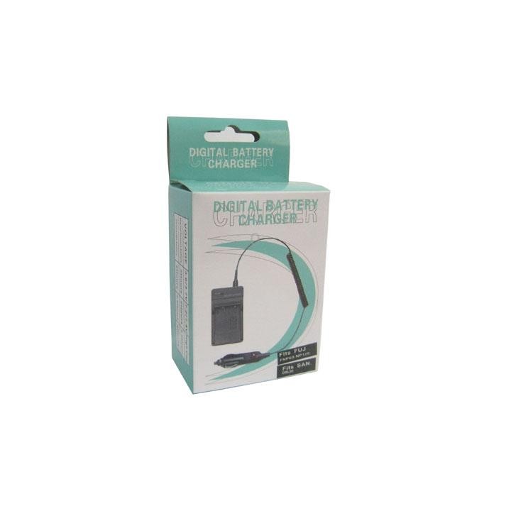 Digital Camera Battery Charger for SANYO DBL50 & FUJI FNP60/ NP120(Black)