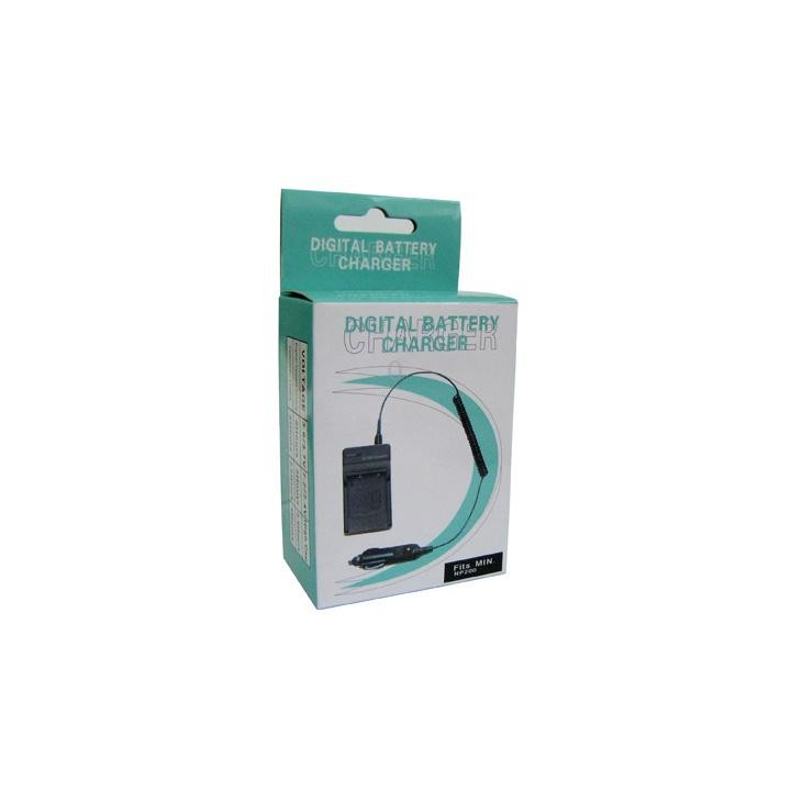 Digital Camera Battery Charger for Konica Minolta NP200(Black)