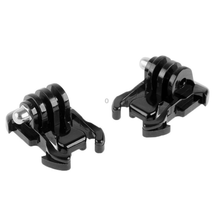 10 PCS ST-06 Basic Strap Mount Surface Buckle for GoPro, Insta360, DJI and Other Action Cameras(Black)