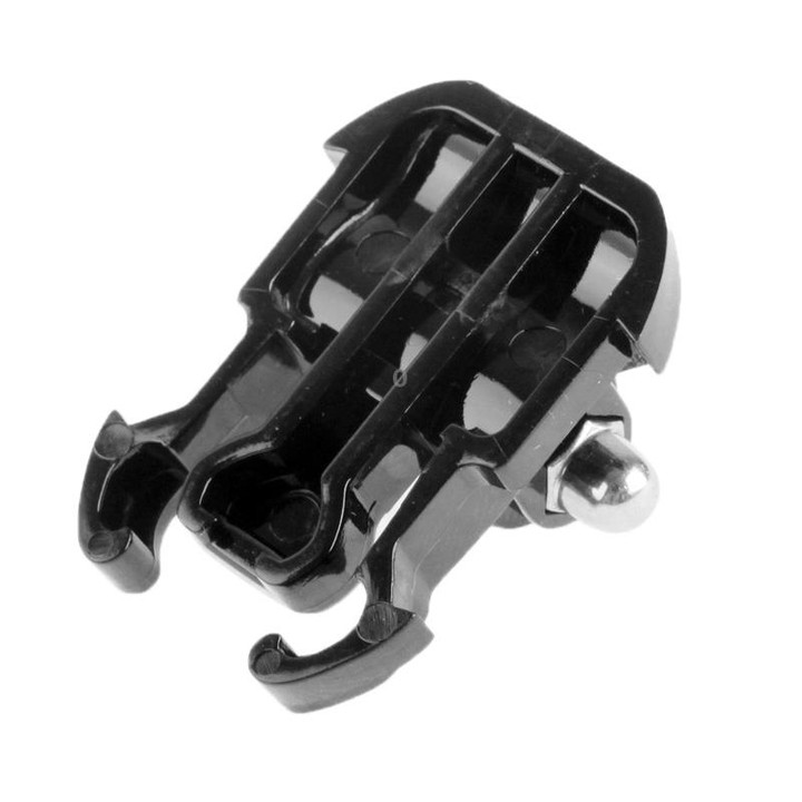 10 PCS ST-06 Basic Strap Mount Surface Buckle for GoPro, Insta360, DJI and Other Action Cameras(Black)