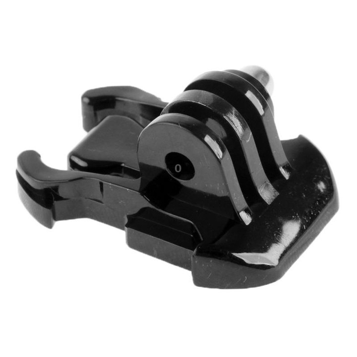 10 PCS ST-06 Basic Strap Mount Surface Buckle for GoPro, Insta360, DJI and Other Action Cameras(Black)