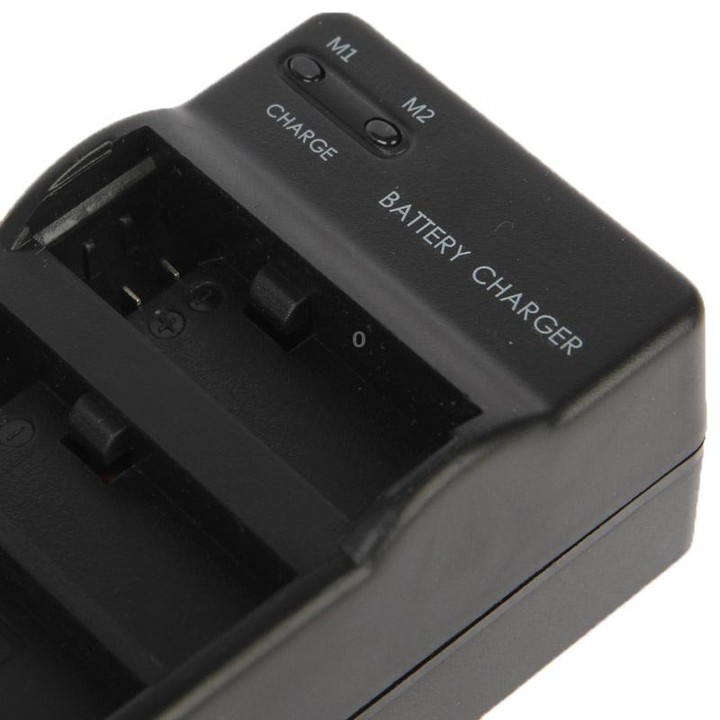 AHDBT-401 Digital Camera Double Battery Charger + Car Charger + Adapter for GoPro HERO4