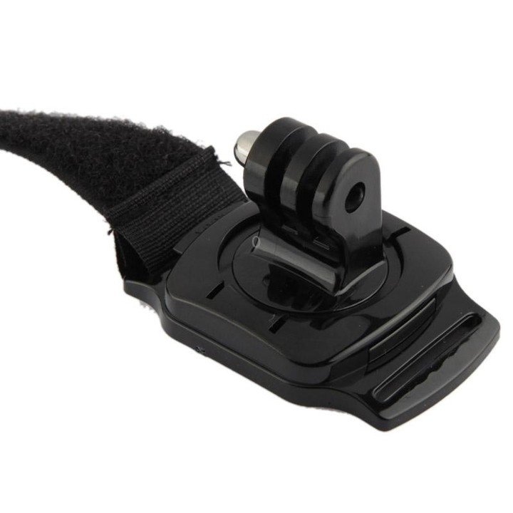 360 Degree Rotation Hand Camera Wrist Strap Mount for GoPro, Insta360, DJI and Other Action Cameras, Strap Length: 36cm(Black)