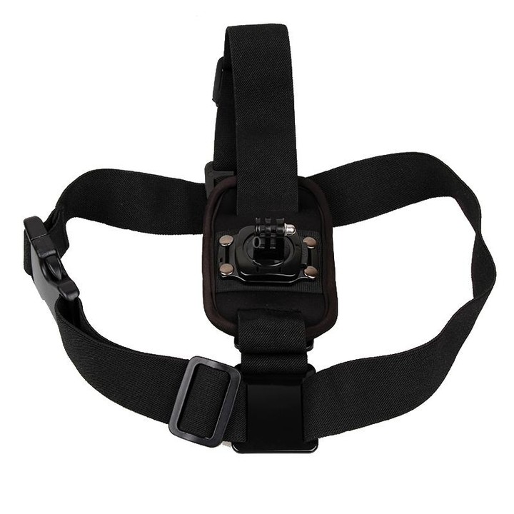 360 Degree Rotary Special Sports Single Shoulder DV Chest Belt for GoPro, Insta360, DJI and Other Action Cameras(Black)