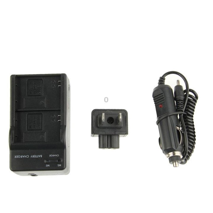 3 in 1 Digital Camera Dual Battery Car Charger for GoPro HERO3+ / 3 AHDBT-201 / AHDBT-301