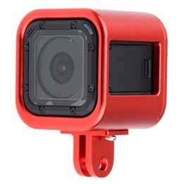 Housing Shell CNC Aluminum Alloy Protective Cage with Insurance Back Cover for GoPro HERO5 Session /HERO4 Session /HERO Session(