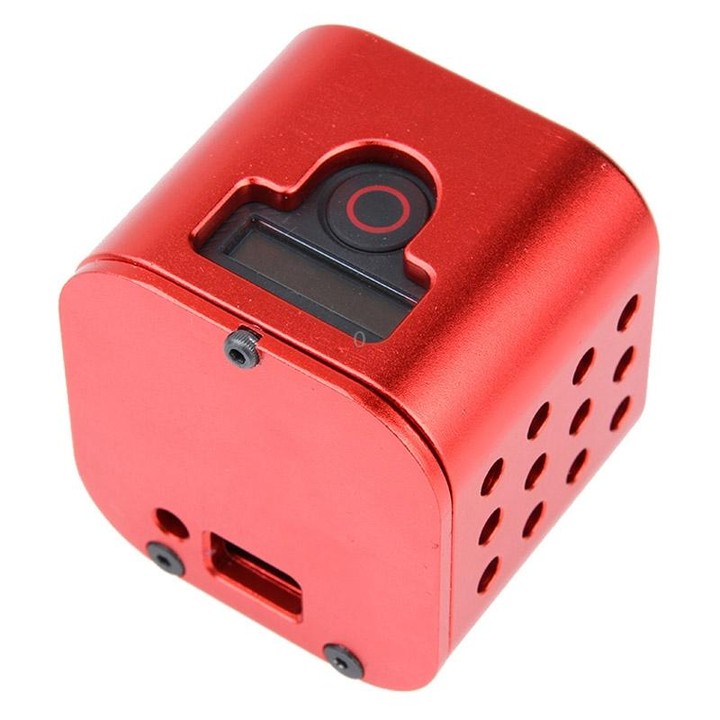Housing Shell CNC Aluminum Alloy Protective Cage with Insurance Back Cover for GoPro HERO5 Session /HERO4 Session /HERO Session(