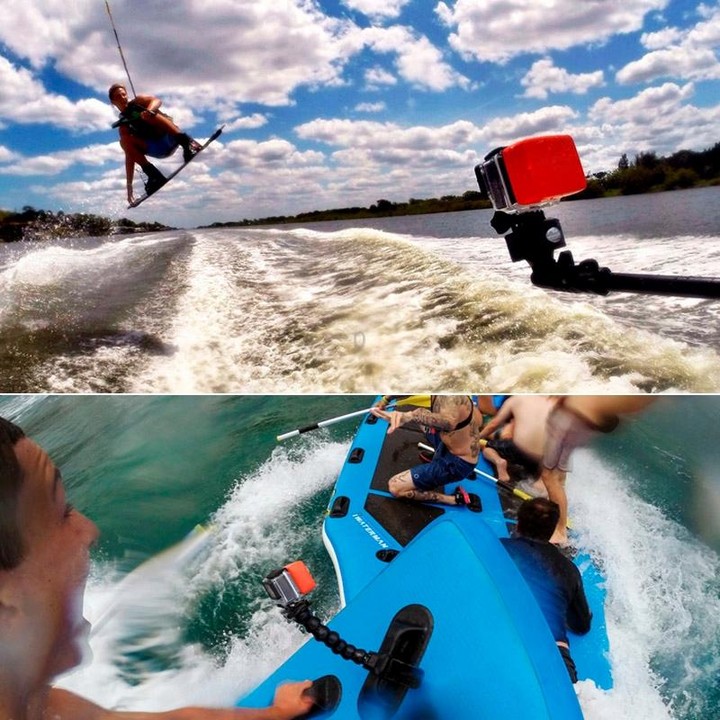 Backdoor Floaty Sponge with Sticker for GoPro, Insta360, DJI and Other Action Cameras(Red)