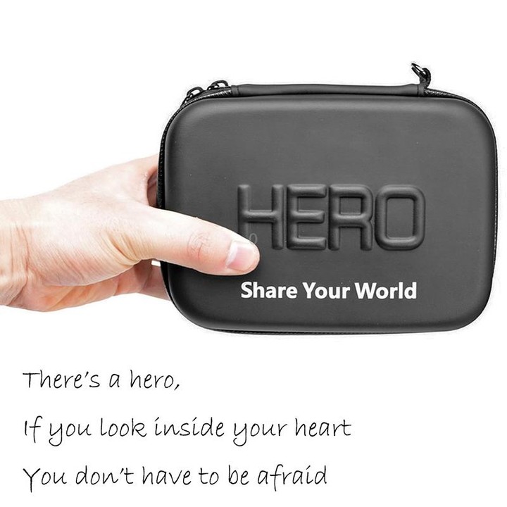 Shockproof Waterproof Portable Travel Case for GoPro, Insta360, DJI and Other Action Cameras Accessories, Size: 32cm x 22cm x 7c