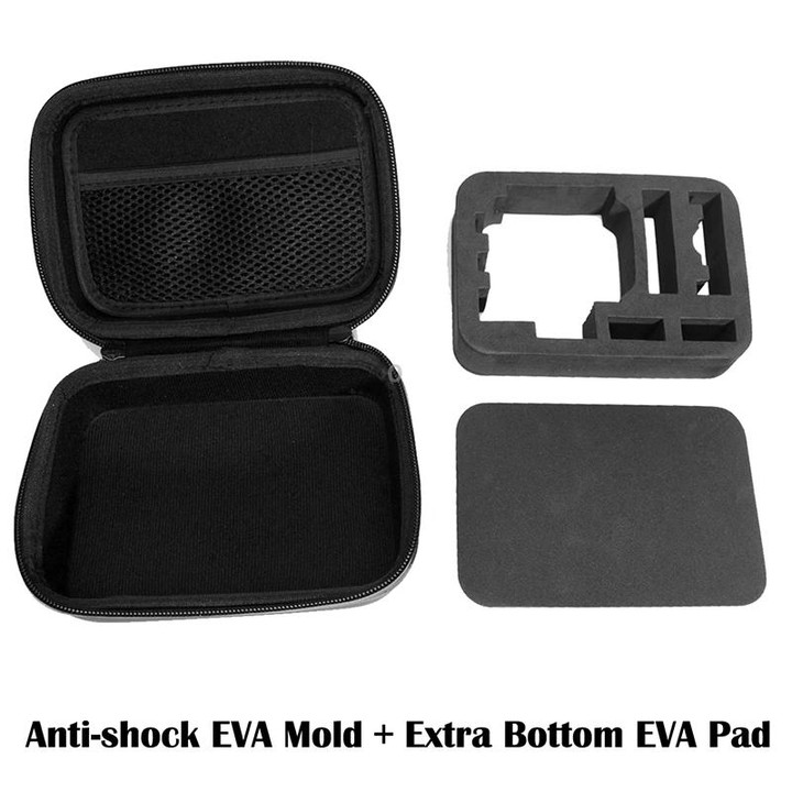 Shockproof Waterproof Portable Travel Case for GoPro, Insta360, DJI and Other Action Cameras Accessories, Size: 16cm x 12cm x 7c