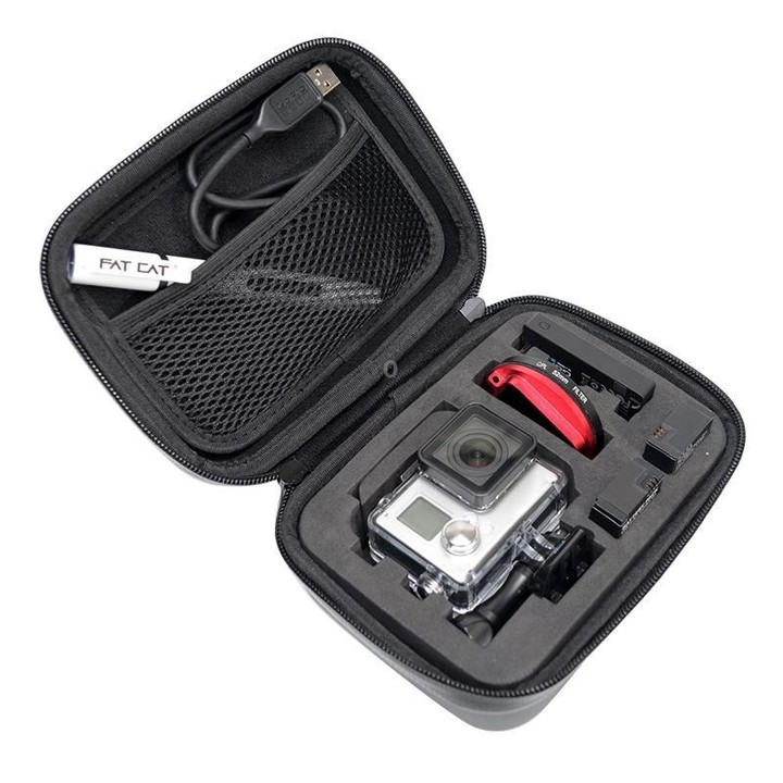 Shockproof Waterproof Portable Travel Case for GoPro, Insta360, DJI and Other Action Cameras Accessories, Size: 16cm x 12cm x 7c