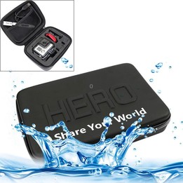 Shockproof Waterproof Portable Travel Case for GoPro, Insta360, DJI and Other Action Cameras Accessories, Size: 16cm x 12cm x 7c