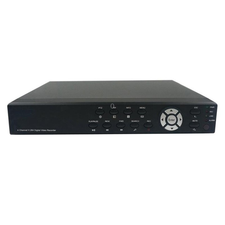 4-CH Embedded Digital Video Recorder Kit (1 / 3 Sharp CCD, 420TVL, 24 x IR LED, 6mm Lens, IR Distance: 25m, H.264 (8204EV+622A)