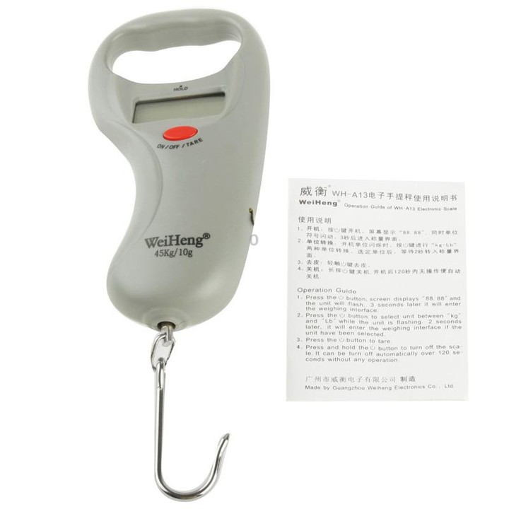 A13 Portable Electronic Scale with Tape Measure (45kg/10g)