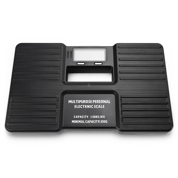 AW-815 Multipurpose Portable Personal Digital Electronic Weight Scale (300g-150kg), Excluding Batteries(Black)