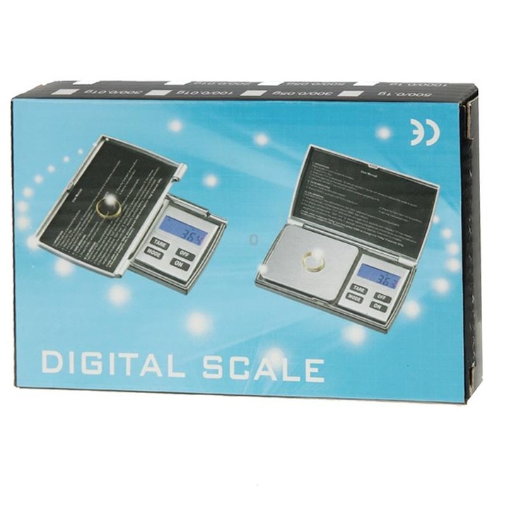 100g / 0.01g Flip Open Digital Scale with Backlight LCD Screen