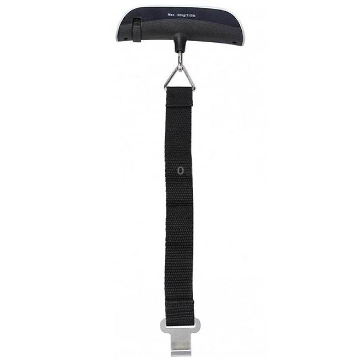 Mini Handheld Luggage Electronic scales with Zero and Tare(Black)