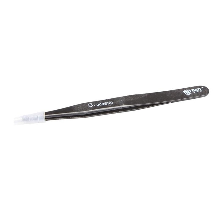 BEST BST-200ESD 202 Stainless Steel Anti-static Tip Tweezers