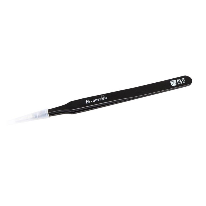 BEST BST-203ESD 202 Stainless Steel Anti-static Tip Tweezers