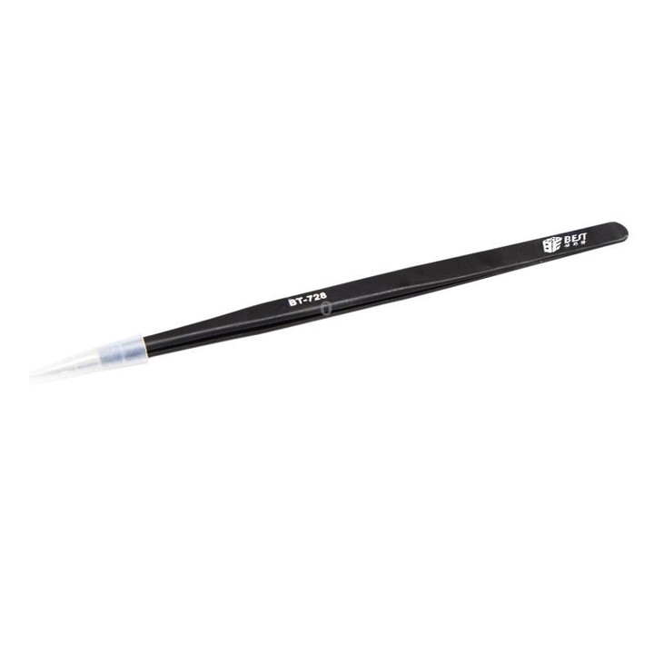 BEST BST-728 202 Stainless Steel Anti-static Tip Tweezers