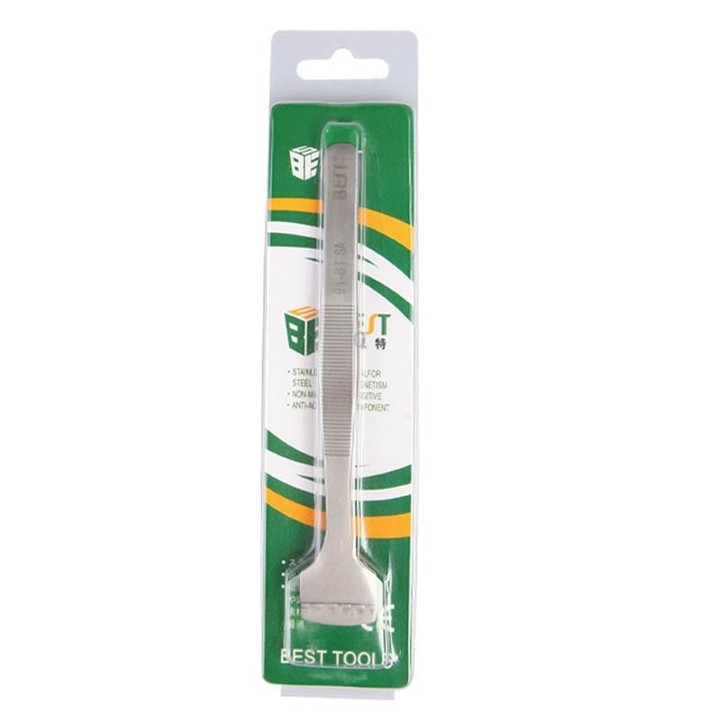 BEST BST-91-6T SA Professional Stainless Steel Wafer Tweezers for Silicon Wafer