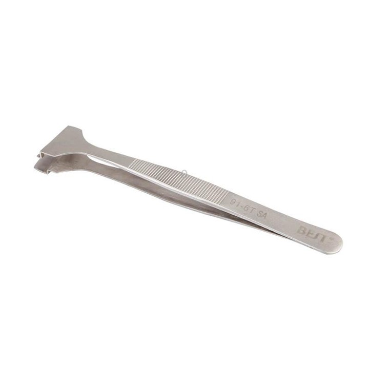 BEST BST-91-6T SA Professional Stainless Steel Wafer Tweezers for Silicon Wafer
