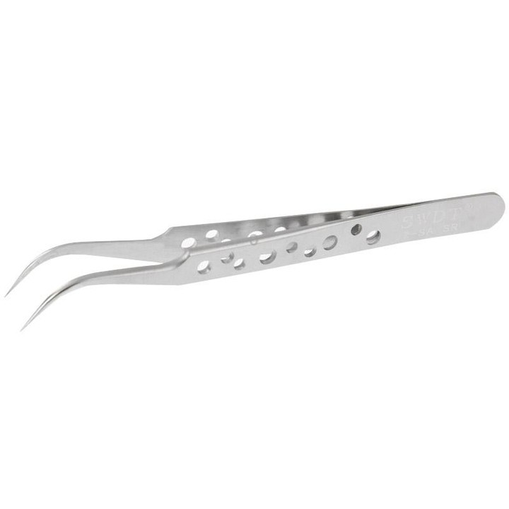 High-Hardness Anti-Magnetic Anti-Acid Steel Curved Tweezers