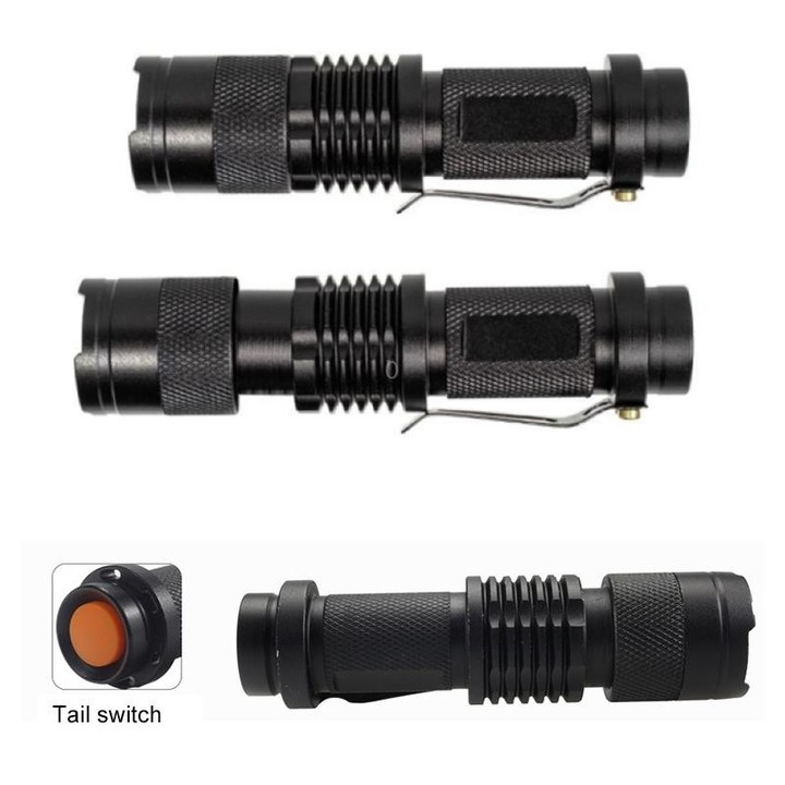 CF9044 LED Focus Flashlight, 3 Mode, XPE LED, Luminous Flux: 240lm, Length: 9.2cm(White Light)