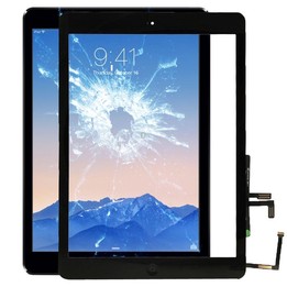 Controller Button + Home Key Button PCB Membrane Flex Cable + Touch Panel Installation Adhesive, Touch Panel for iPad Air / iPad
