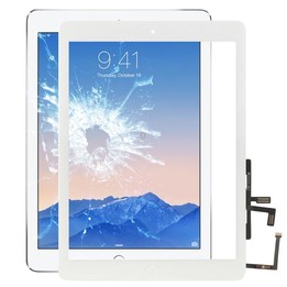 Controller Button + Home Key Button PCB Membrane Flex Cable + Touch Panel Installation Adhesive, Touch Panel for iPad Air / iPad