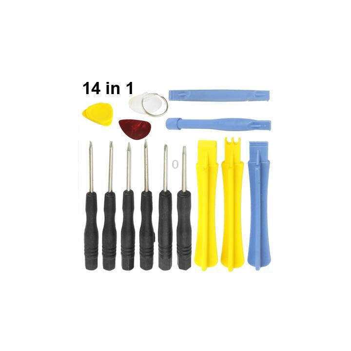 14 in 1 (Screwdrivers + Plastic Opening Tools) Professional Premium Precision Phone Disassembly Tool