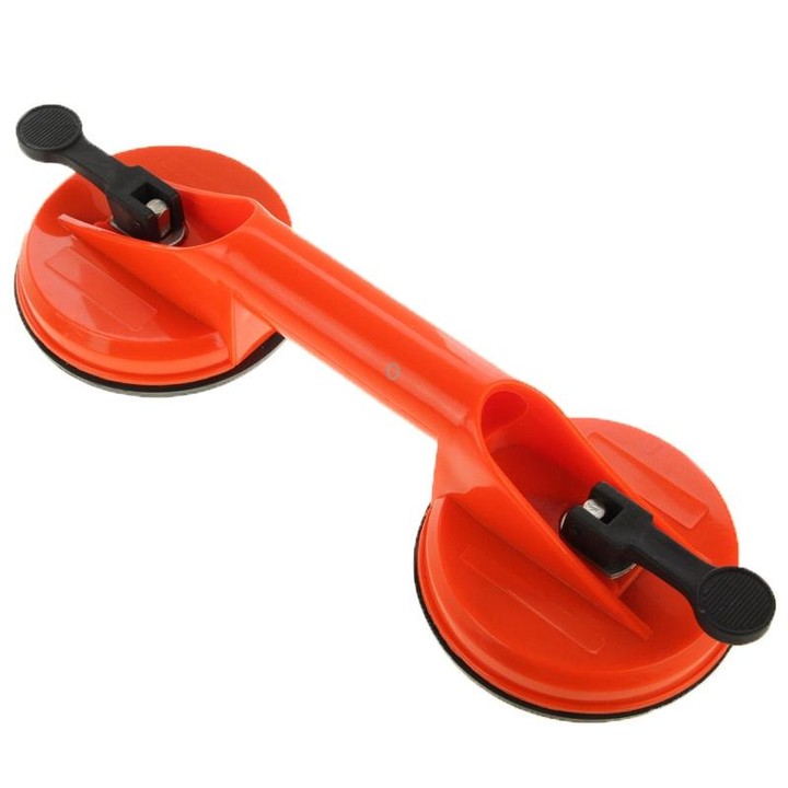 Double Suction Cup Dent Puller Glass Handle Repair Tool for PC / Laptop / iMac / LCD TV, Diameter: 11.5cm