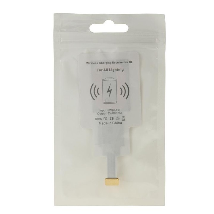 FANTASY Wireless Charger & 8Pin Wireless Charging Receiver, For iPhone 6 Plus / 6 / 5S / 5C / 5(Black)