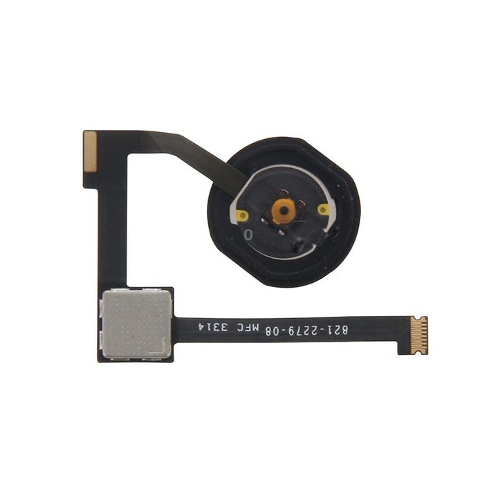 Home Button Flex Cable with Fingerprint Identification for iPad Air 2 / iPad 6 (Black)