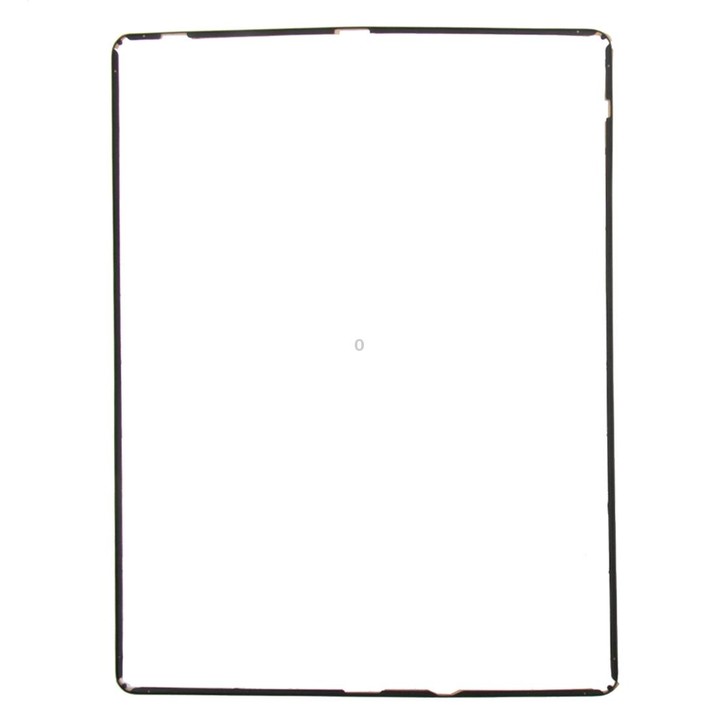 LCD Frame Front Housing Bezel Frame with Adhesive Sticker for iPad 2(Black)