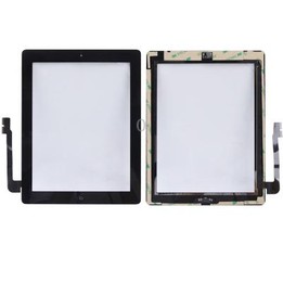(Controller Button + Home Key Button PCB Membrane Flex Cable + Touch Panel Installation Adhesive) Touch Panel for New iPad (iPad
