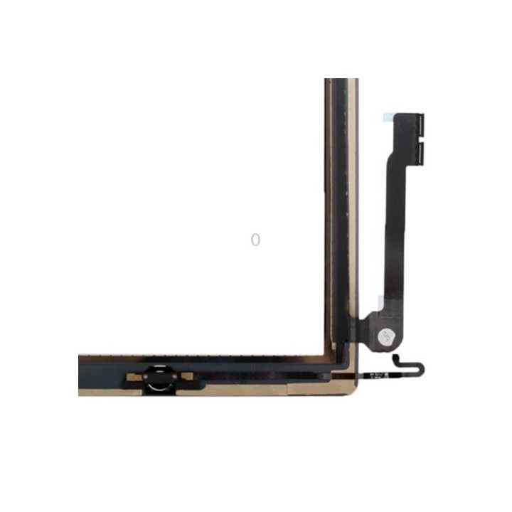 Controller Button + Home Key Button PCB Membrane Flex Cable + Touch Panel Installation Adhesive Touch Panel for iPad 4(White)