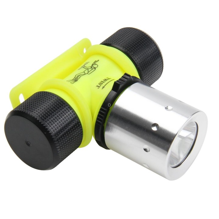 30m Diving Flashlight Headlight, T6 3 Mode Zoom LED Strong Light