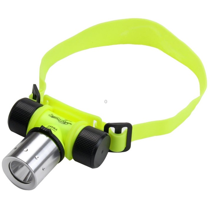 30m Diving Flashlight Headlight, T6 3 Mode Zoom LED Strong Light