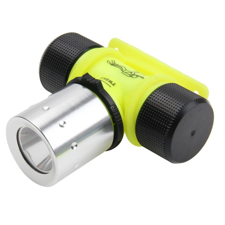 30m Diving Flashlight Headlight, T6 3 Mode Zoom LED Strong Light