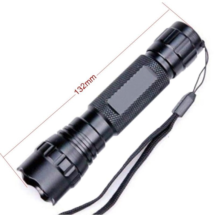 LT-3W LED UV Flashlight, 600 LM 5-Modes Purple Light