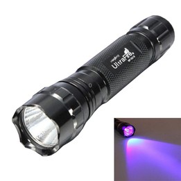 LT-3W LED UV Flashlight, 600 LM 5-Modes Purple Light